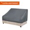 Modern Leisure Renaissance Patio Loveseat Cover, 82.5 in. L x 38 in. W x 38.25 in. H, Gray 3020 - alternate 1